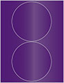 Purple Soho Round Labels Style B5