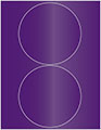 Purple Soho Round Labels Style B5