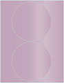 Violet Soho Round Labels Style B5