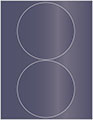 Iris Blue Soho Round Labels Style B5
