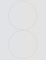 Silver Soho Round Labels Style B5