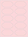 Pink Feather Soho Duofoil Labels Style B8