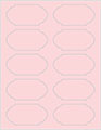 Pink Feather Soho Duofoil Labels Style B8