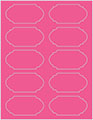 Raspberry Soho Duofoil Labels Style B8