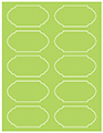 Citrus Green Soho Duofoil Labels Style B8