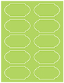 Citrus Green Soho Duofoil Labels Style B8