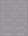Pewter Soho Duofoil Labels Style B8