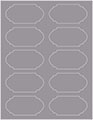 Pewter Soho Duofoil Labels Style B8