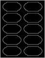 Black Soho Duofoil Labels Style B8