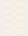 White Gold Soho Duofoil Labels Style B8