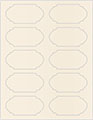 Pearlized Latte Soho Duofoil Labels Style B8