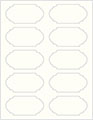 Pearlized White Soho Duofoil Labels Style B8