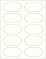 Pearlized White Soho Duofoil Labels Style B8
