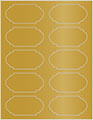 Antique Gold Soho Duofoil Labels Style B8