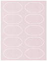 Blush Soho Duofoil Labels Style B8