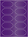 Purple Soho Duofoil Labels Style B8