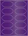 Purple Soho Duofoil Labels Style B8