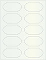 Metallic Aquamarine Soho Duofoil Labels Style B8