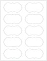 Crest Solar White Soho Crenelle Labels Style B9