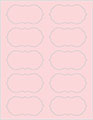 Pink Feather Soho Crenelle Labels Style B9