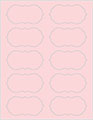 Pink Feather Soho Crenelle Labels Style B9