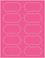 Raspberry Soho Crenelle Labels Style B9