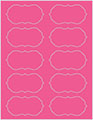Raspberry Soho Crenelle Labels Style B9
