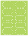 Citrus Green Soho Crenelle Labels Style B9