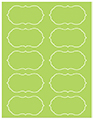 Citrus Green Soho Crenelle Labels Style B9