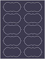 Navy Soho Crenelle Labels Style B9