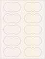 White Gold Soho Crenelle Labels Style B9