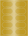Rich Gold Soho Crenelle Labels Style B9