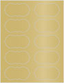 Gold Leaf Soho Crenelle Labels Style B9