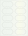 Metallic Aquamarine Soho Crenelle Labels Style B9