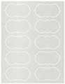 Lustre Soho Crenelle Labels Style B9