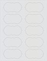 Silver Soho Crenelle Labels Style B9