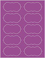 Plum Punch Soho Crenelle Labels Style B9