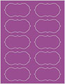 Plum Punch Soho Crenelle Labels Style B9