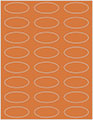 Papaya Soho Oval Labels 2 1/4 x 1 (24 per sheet - 5 sheets per pack)