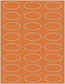 Papaya Soho Oval Labels 2 1/4 x 1 (24 per sheet - 5 sheets per pack)