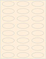 Old Lace Soho Oval Labels 2 1/4 x 1 (24 per sheet - 5 sheets per pack)