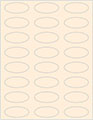 Old Lace Soho Oval Labels 2 1/4 x 1 (24 per sheet - 5 sheets per pack)