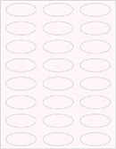 Light Pink Soho Oval Labels 2 1/4 x 1 (24 per sheet - 5 sheets per pack)