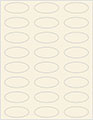 Milkweed Soho Oval Labels 2 1/4 x 1 (24 per sheet - 5 sheets per pack)