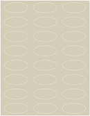 Desert Storm Soho Oval Labels 2 1/4 x 1 (24 per sheet - 5 sheets per pack)