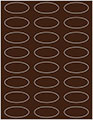 Coco Soho Oval Labels 2 1/4 x 1 (24 per sheet - 5 sheets per pack)