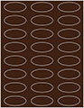 Coco Soho Oval Labels 2 1/4 x 1 (24 per sheet - 5 sheets per pack)