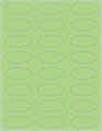 Pistachio Soho Oval Labels 2 1/4 x 1 (24 per sheet - 5 sheets per pack)