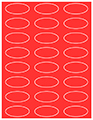 Rouge Soho Oval Labels 2 1/4 x 1 (24 per sheet - 5 sheets per pack)