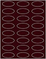 Wine Soho Oval Labels 2 1/4 x 1 (24 per sheet - 5 sheets per pack)